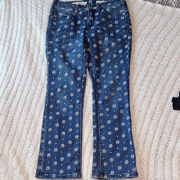 Pilcro By Anthropologie High Rise Bootcut Women's Jeans Size 25 Petite - Picture 5 of 12